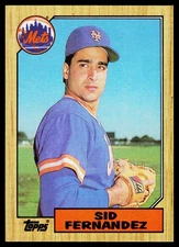 1987 Topps: #570 Sid Fernandez New York Mets
