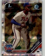2019 Bowman Draft Sapphire Edition Jamari Baylor #BDC-41 Philadelphia Phillies