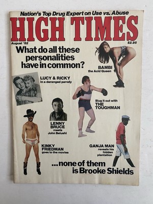Various Vintage High Times Magazines Sept. 1980 - May 1989 | eBay