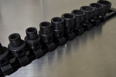 Astro Pneumatic 78310 Sae 10pc 3/8'' Drive Nano Impact Sockets