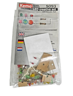 Kemo S093 Elektronisches LED Kreativset Hobby Kit für Lern- und DIY-Projekte.
