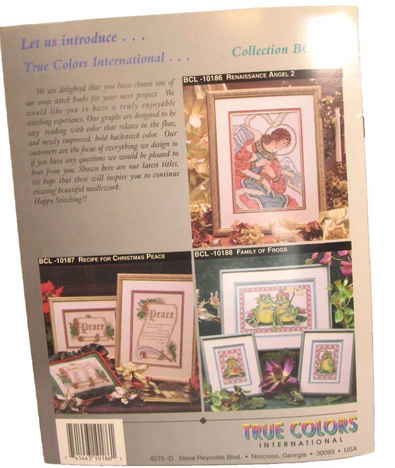 2True Colors Renaissance Angels Cross Stitch Pattern Charts BCL-10186 BCL-10176 - Image 3 of 4