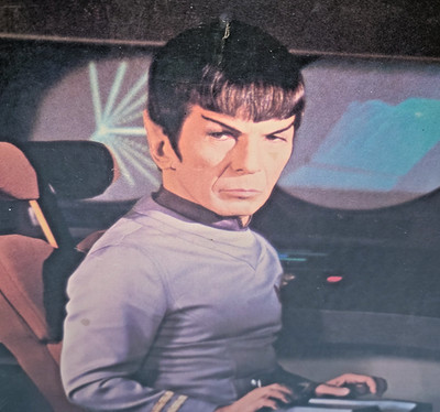 Vintage 1979 STAR TREK Puzzle SF AVIVA Enterprises Inc 551 Pc Mr. Spock Pre-owed