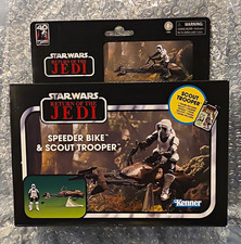 Kenner Star Wars The Vintage Collection Speeder Bike & Scout Trooper ROTJ 2023