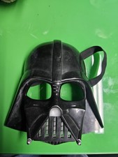 Lucasfilm Star Wars Darth Vader Full Mask Black Plastic Adjustable Strap Adult