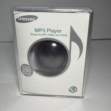 Vintage New Open Box Samsung MP3 Player YP-S2ZB/XAA 1GB Black Holds 250 Songs