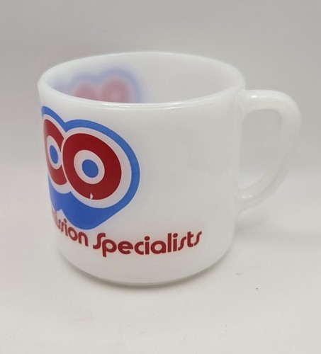 Vtg Federal Glass/Milk Glass AAMCO TRANSMISSION SPECIALISTS Heat Proof Mug ~ USA - Picture 5 of 9