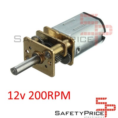 Motor N20 12V DC 200 U/min Smart Car Robot Arduino UNO Robotics Fan SP