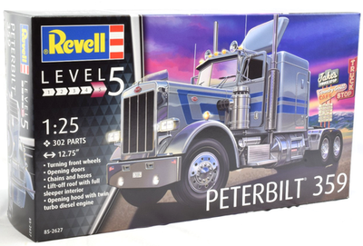 Revell Peterbilt 359 1/25 Scale Plastic Model Truck Kit 85-2627 | eBay