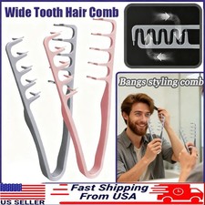 USA Wide Tooth Hair Comb Wide Tooth Comb For Curly Hair Roots Volumizing