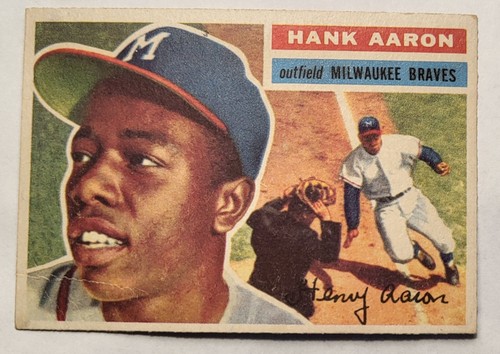 Topps Baseball Cards 2024 1955 Topps #47 Hank Aaron Milwaukee
