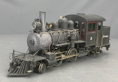 On3 Brass 2-4-4 Narrow Gauge Forney Steam Locomote Eureka #8 Custom Model O3034
