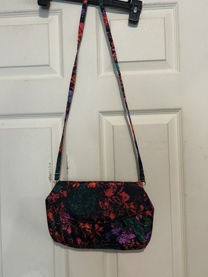 Sutton Plaza Multicolor Floral Print Crossbody Bag 