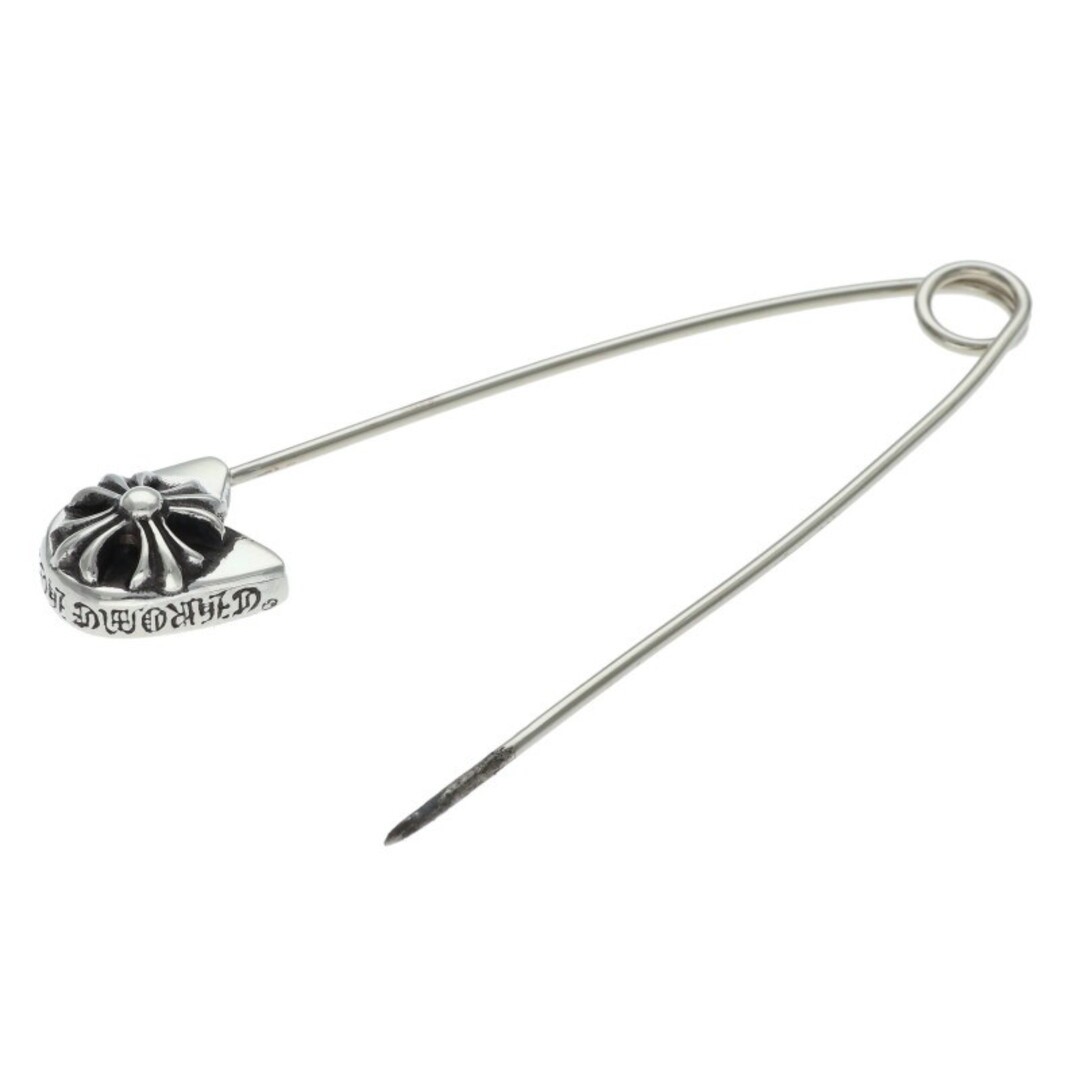 Chrome Hearts SAFETY PIN LG large Silver Necklace Top Men's Used 31bafc1bfceeb48 thumbnail 6