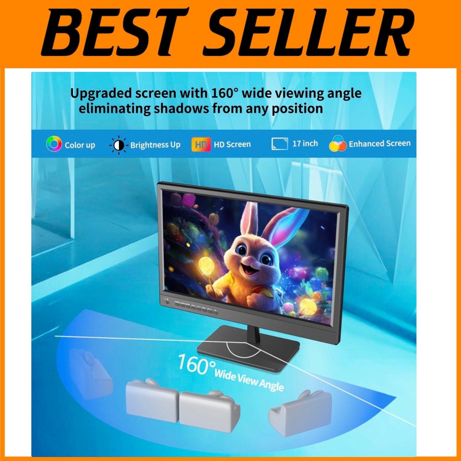 Compact 17" TV with Multiple Connectivity