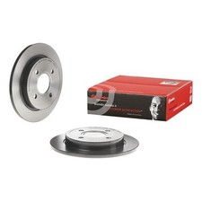 2X BREMBO BREMSSCHEIBEN 253mm VOLL HINTEN PASSEND FÜR FORD FIESTA FOCUS SCORPIO