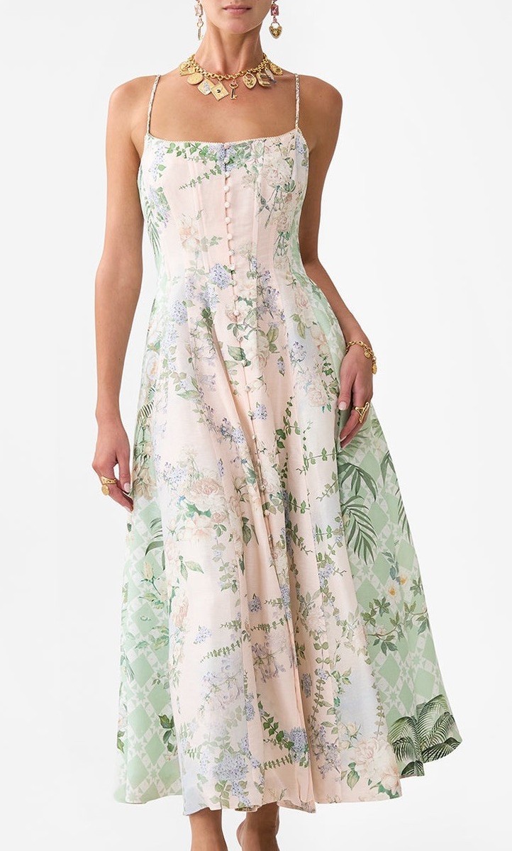 camilla palacio playground corset maxi dress Camilla Palacio Playground Corset Maxi Dress