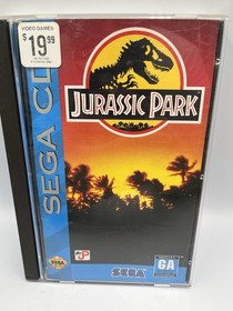 Jurassic Park Sega CD Complete CIB Excellent Condition! With Foam