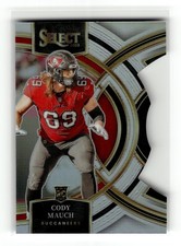 Cody Mauch 2023 Panini Select #133 Rookie Bucs Silver Prizms Die Cuts RC