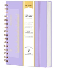 Dot Grid Spiral Notebook A5 Bullet Dotted B - - A5, Purple