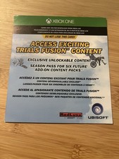 Trials Fusion (Xbox One, nuovo!) Pacchetti aggiuntivi DLC mai usati