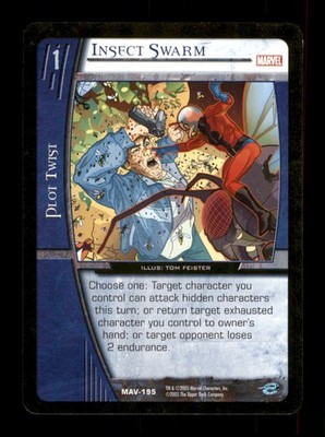 Insect Swarm MAV-195 VS System The Avengers Trading Card TCG CCG