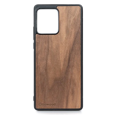 Handyhülle für Motorola Edge 30 Fusion Bewood Amerikanischer Nussbaum Holzhülle