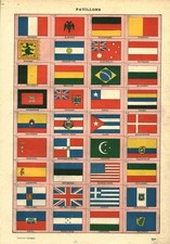 Antique document pavilions front - back from the 1922 book