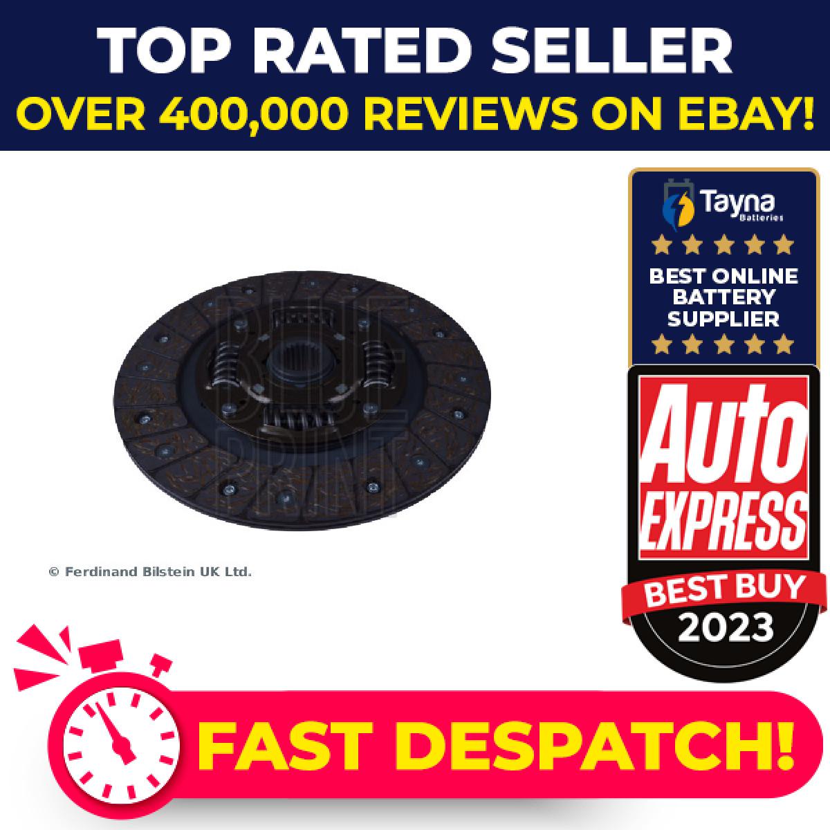 Clutch Centre Plate 212mm ADT331106 Blue Print Friction 3125005140 Quality New