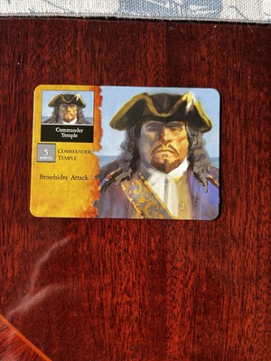 Commander Temple Limited Edition Barbary Coast Pirates Wizkids CSG Pocketmodel