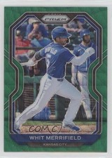 2021 Panini Prizm Tier II Green Wave Prizm Whit Merrifield #109 1n0