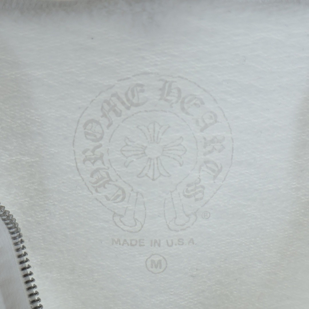 CHROME HEARTS SWTSHRT HD ZIP Arm Logo Print Dagger up Sweat Hoodie Hoody Used 32 thumbnail 7