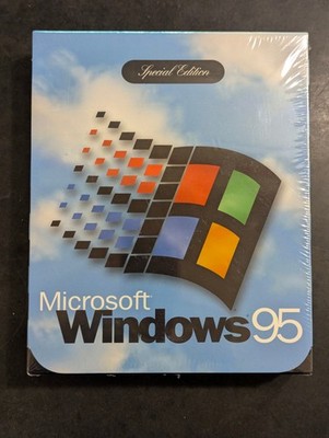 Historic colletable: Factory Sealed Windows 95 Special Edition with Provenance