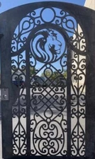 Contemporary modern metal gate, Modern Metal Gate, Custom size Art Pedestrian