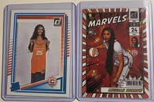 2 CARDS - 2025 Panini  WNBA -Aneesah Morrow , Marvels #25 and #99 Rated Rookie