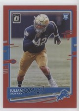 2020 Panini Donruss Rookie Optic Preview Red Prizm 5/99 Julian Okwara #P-294 fm0