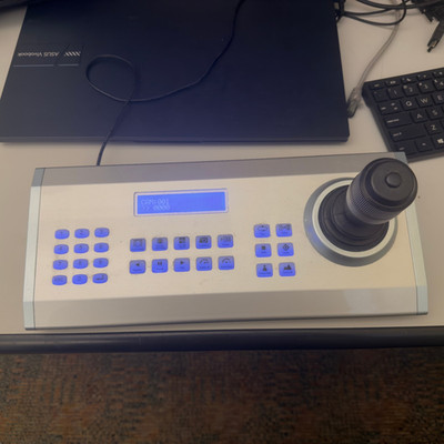 Used VivoTek AJ-002 28 Key USB Joystick - Pulled working, with power supply