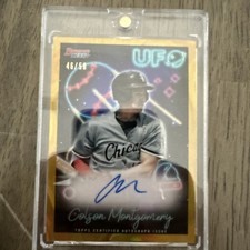 2022 Bowman's Best Ufo Autographs Colson Montgomery Gold Lava Refractor /50 📈
