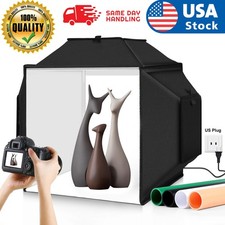 Portable Folding Upgraded LED Photo Studio Light Box Photography Shooting Tent