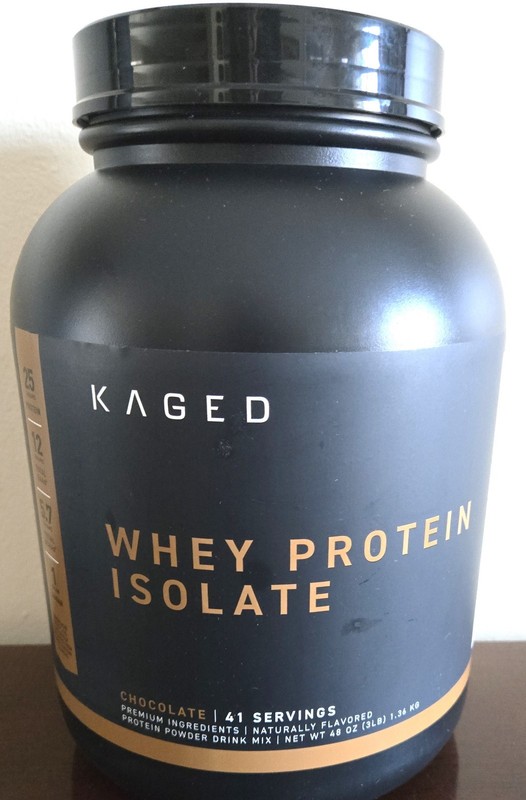 KAGED Whey Protein Isolate 3 LB Chocolate Natural Flavors Muscle Recovery New