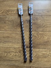 Image of 2 x Bosch Drill bit SDS plus-5X Hammer Drill Bit 25 x 400 x 450mm 2608836650