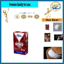 KOSHER Salt 3lb Full Flavor No Additives Pure and Natural Since 1886 – Restau...