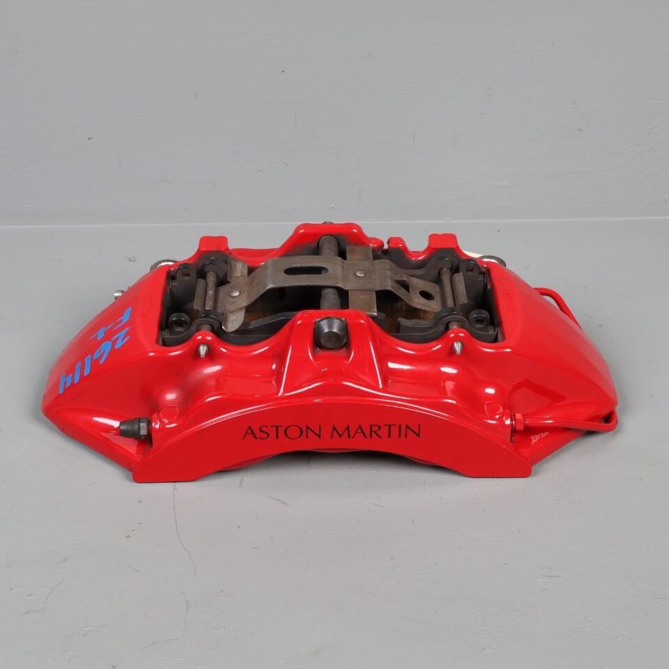 2019-2023 Aston Martin DB11 Volante 4.0 Front Brembo Brake Caliper Set Red OEM