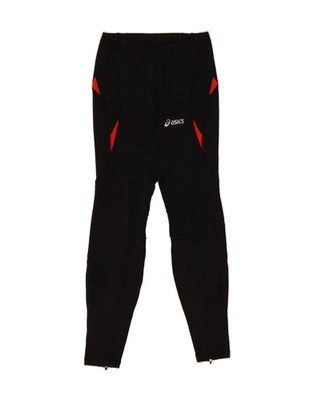 Asics Damen Leggings UK 10 Small Schwarz Polyester AF07