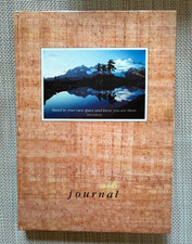 Pink journal with nature , 8.5 x 6 , new never used. Hard cover. Lined.