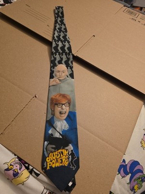 Dr. Evil/Austin Powers Men s Vintage Collectable Ralph Marlin Neck Tie See Pics