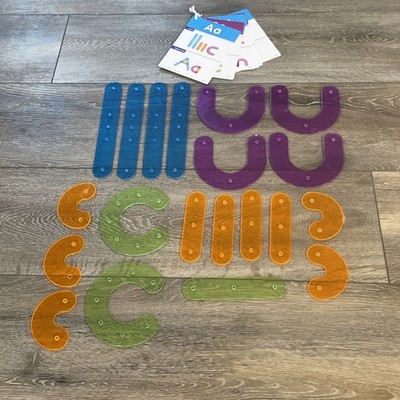 Learning Resources Letter Construction Set Educational Toy 20 Pieces + Booklet
