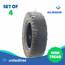Set Of 4 Used Lt 24575r17 Bfgoodrich All-terrain Ta Ko3 - 11-1332 1a2ly Set Of 4 Used Lt 24575r17 Bfgoodrich All-terrain Ta Ko3 - 11-1332 1a2ly