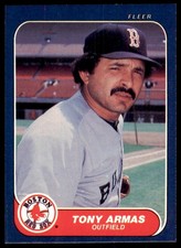 1986 Fleer Tony Armas Boston Red Sox #339