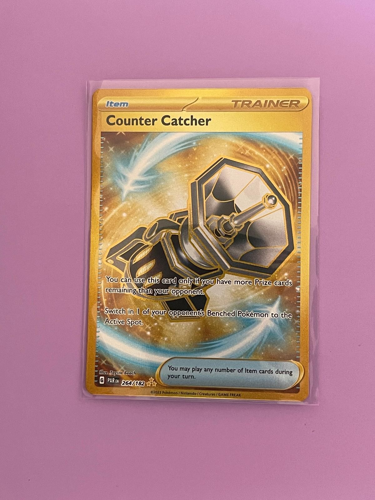 Counter Catcher 264/182 Hyper Rare Paradox Rift Pokemon Holo Near Mint